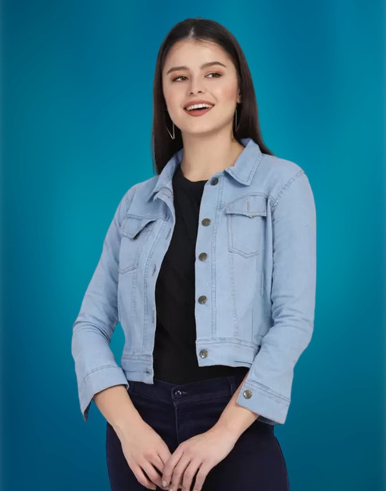 Denim jacket for hot sale women on flipkart