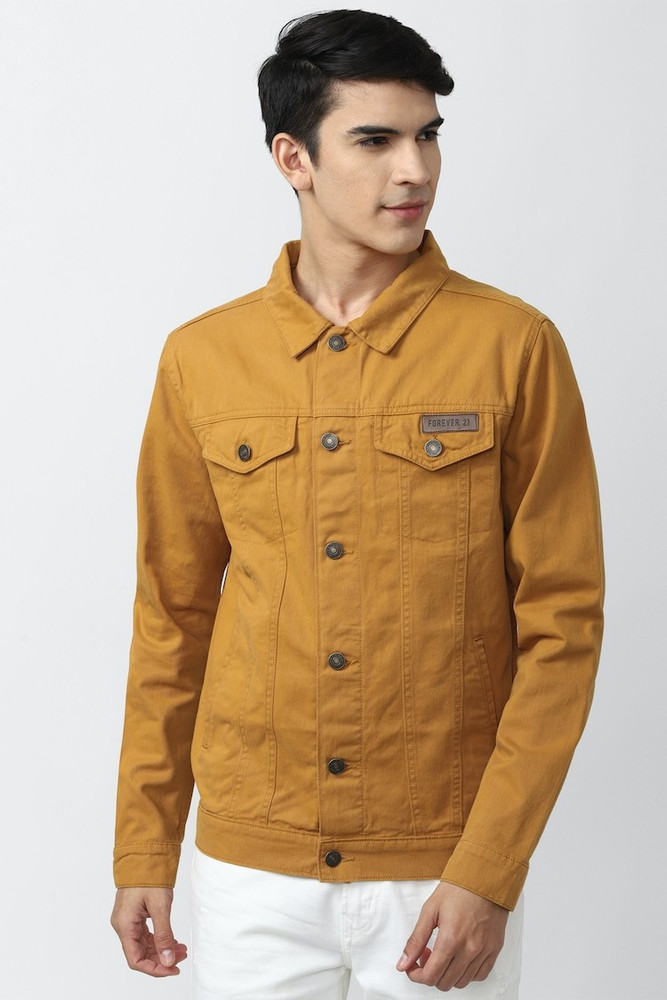 Forever 21 yellow denim jacket outlet