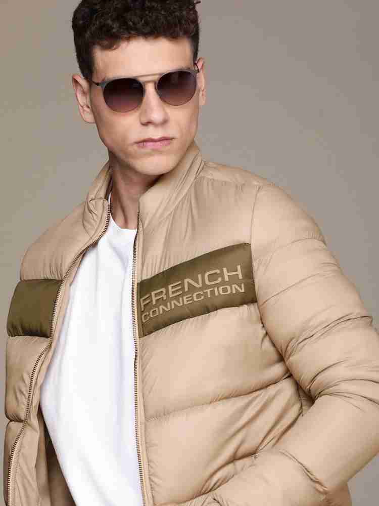 French connection leather hot sale jacket mens