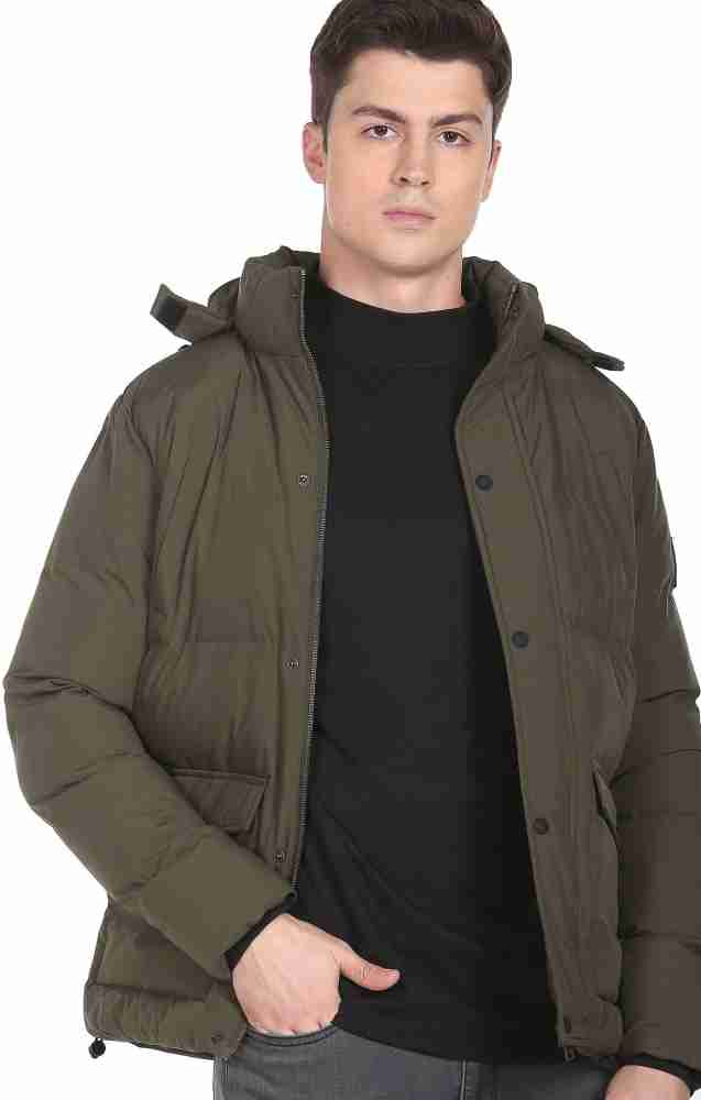 Men's Full Sleeve, Half Sleeve (Adjustable) With Adjustable Hoodies Solid  Parka Jacket at Rs 499/piece, Jaipur