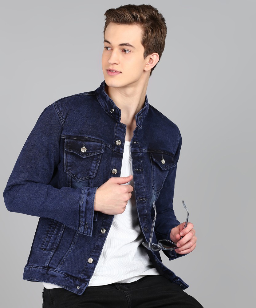 Mens denim sale jacket flipkart