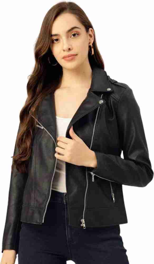 Leather jackets for 2025 womens online india