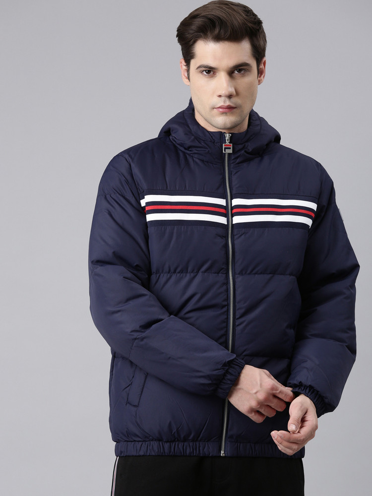 Fila striped jacket best sale