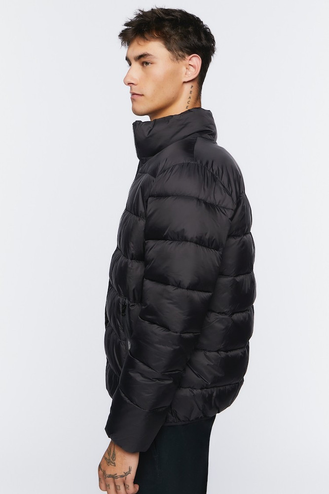 Forever 21 black puffer jacket outlet