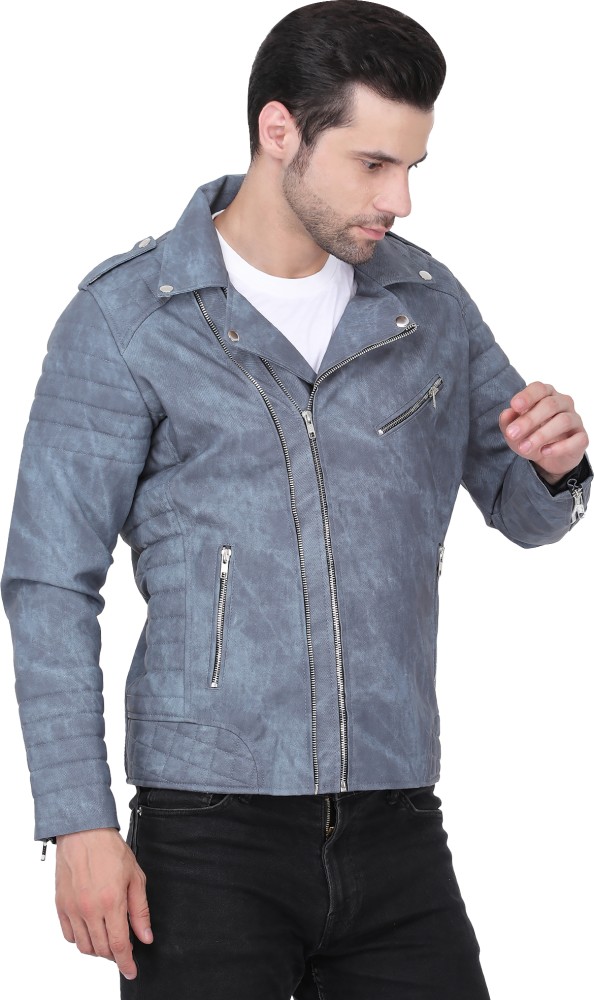 Buy online Dark Blue Solid Denim Jacket from Jackets for Men by Ftx for  ₹899 at 50% off