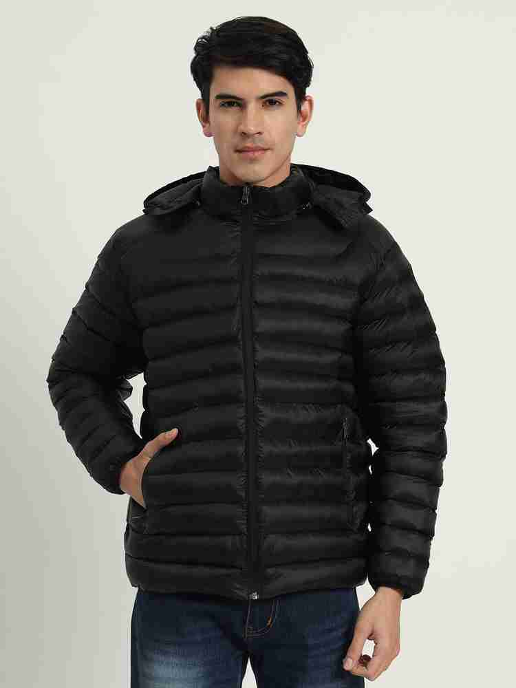 Mens black puffer jacket no hood clearance