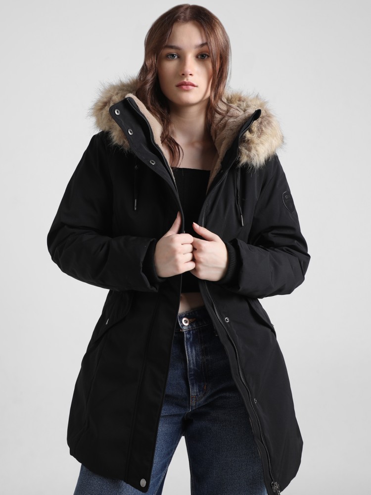 Only fur 2025 hooded jacket