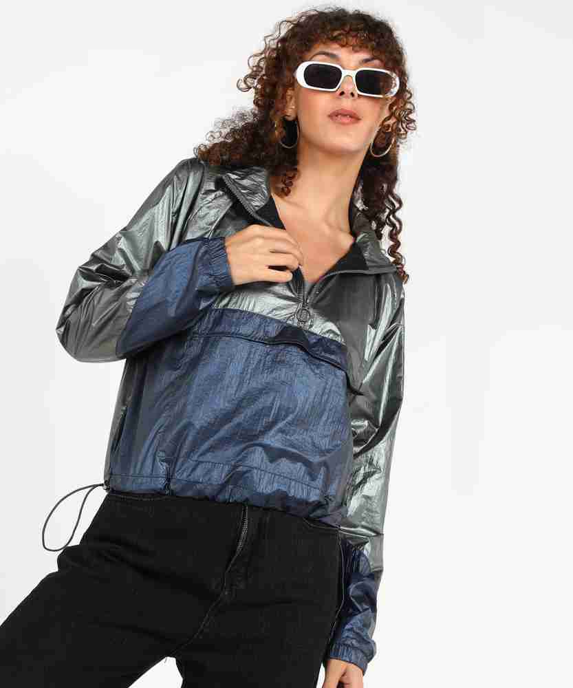 Forever 21 metallic jacket top