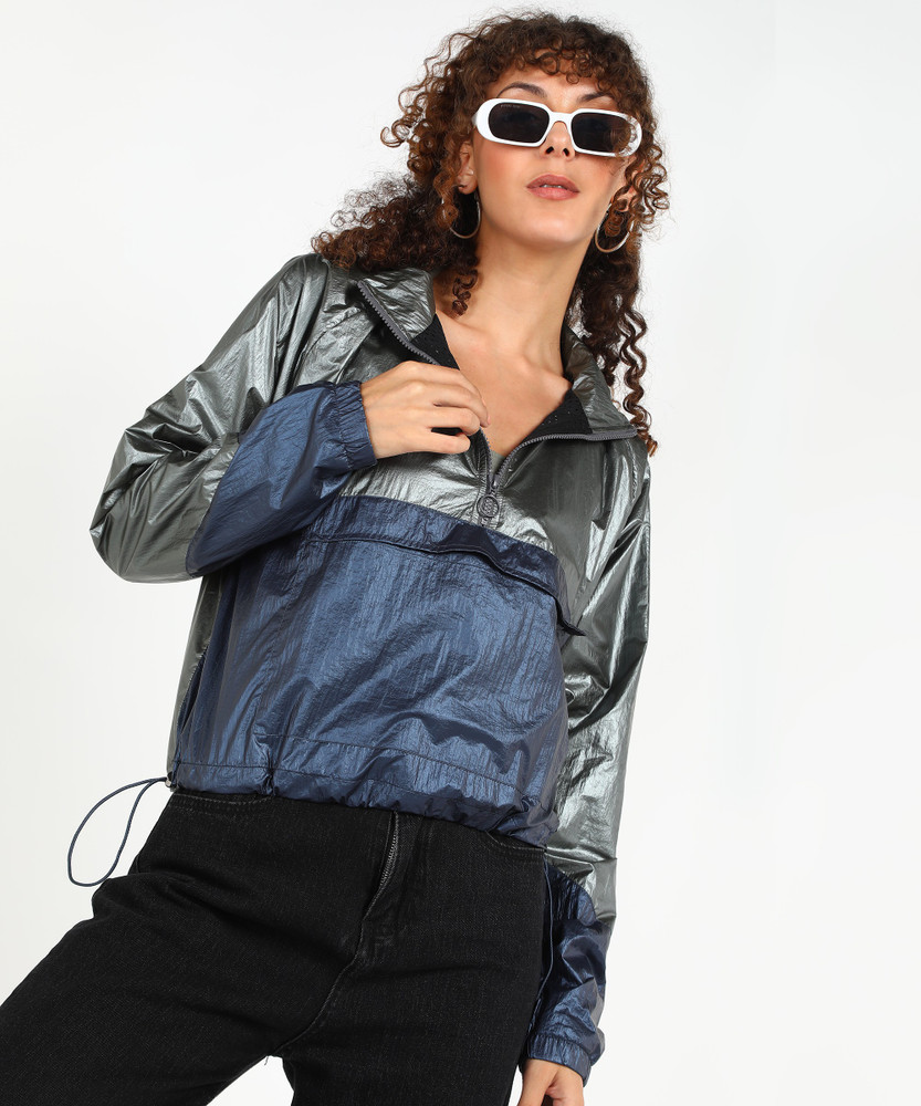 Forever 21 colorblock windbreaker sales