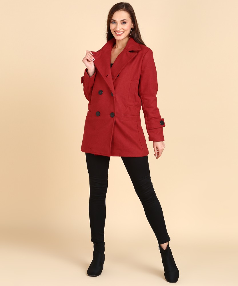 Buy Double Breasted Coat Online In India -  India