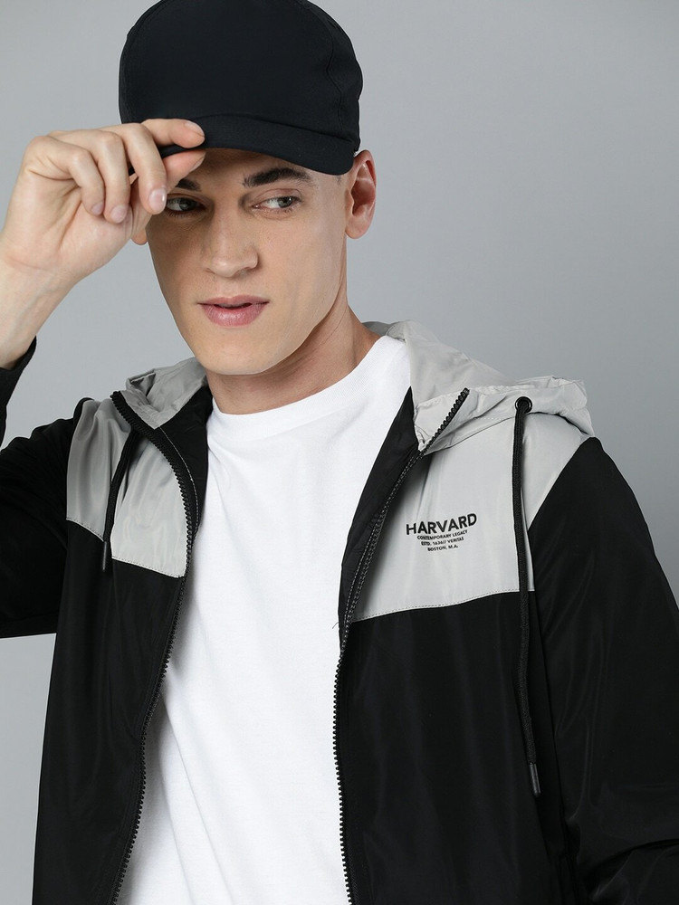 Harvard windbreaker top