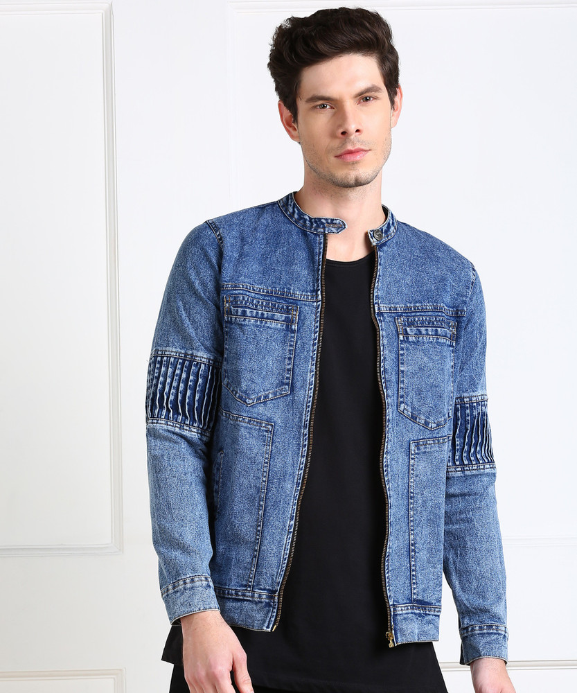 Mens denim top jacket flipkart