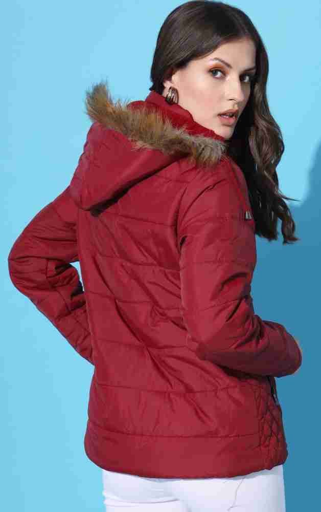 SLC Full Sleeve Solid Women Jacket - Buy SLC Full Sleeve Solid Women Jacket  Online at Best Prices in India