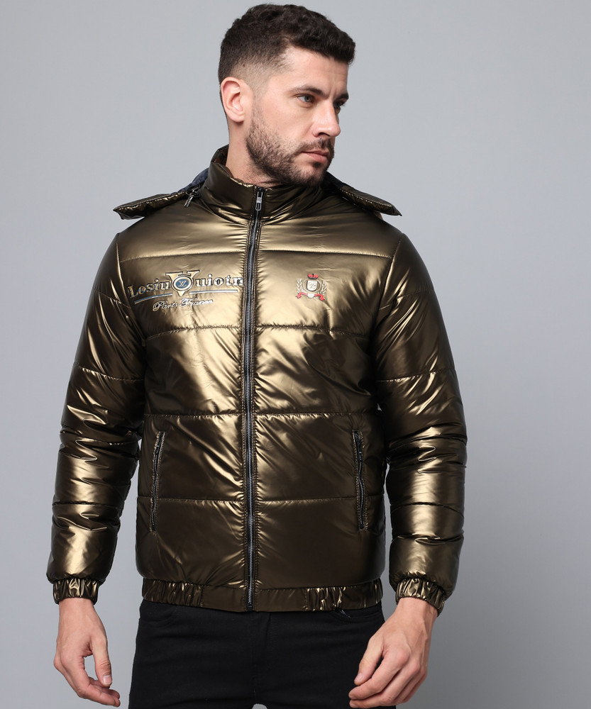 Mens gold outlet puffer jacket