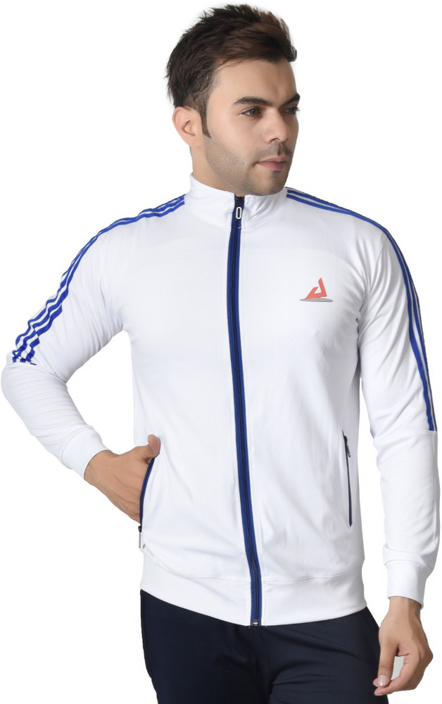 White sales gym jacket