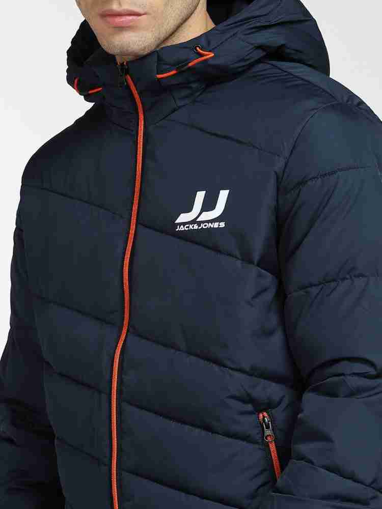 Jack and Jones, Hooded Padded Jacket Mens, Black