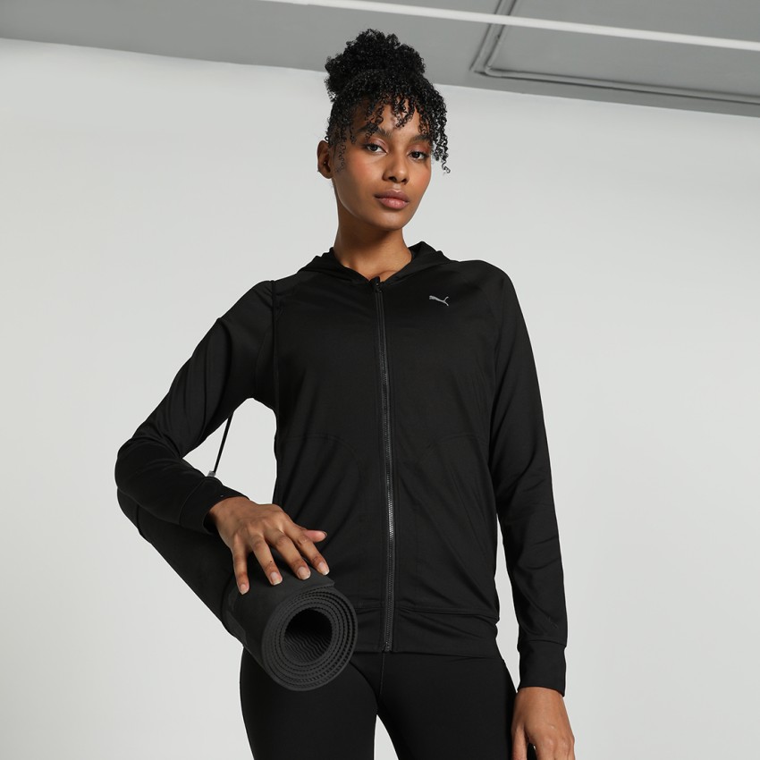 Women's puma off the shoulder hot sale t7 jacket