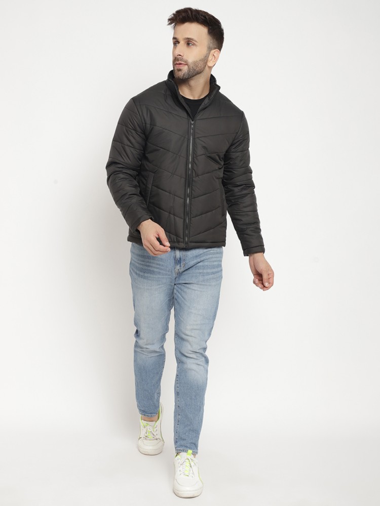 NINTYTHREE Full Sleeve Solid Men Jacket - Buy NINTYTHREE Full Sleeve Solid  Men Jacket Online at Best Prices in India