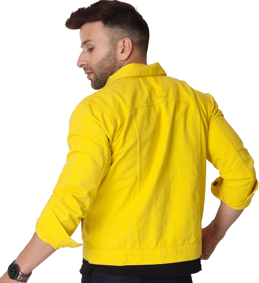 Yellow hot sale color jacket