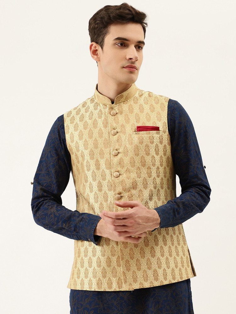 MANYAVAR Self Design Men Waistcoat Buy MANYAVAR Self Design Men Waistcoat Online at Best Prices in India Flipkart