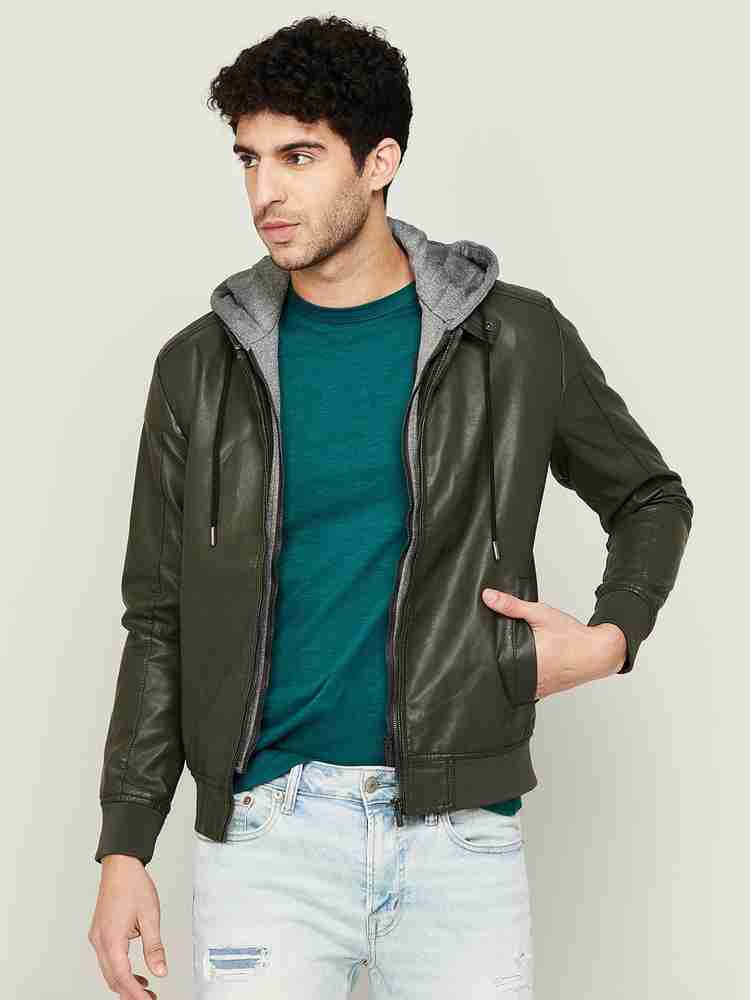 Bossini leather jacket sale