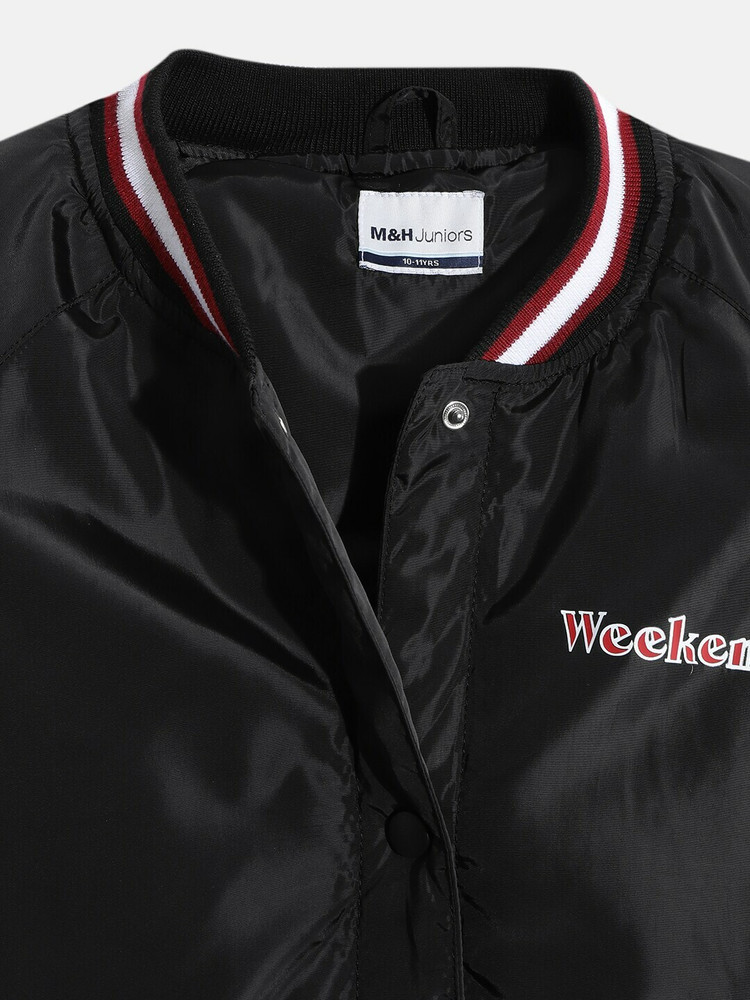 Juniors black bomber jacket hotsell