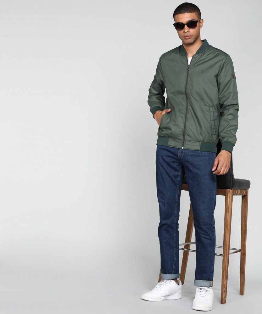 VAN HEUSEN Full Sleeve Solid Men Jacket Buy VAN HEUSEN Full