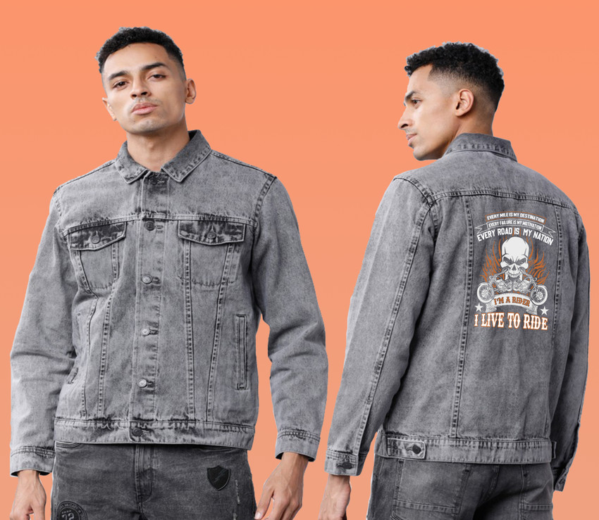 KLIZEN Full Sleeve Printed Men Denim Jacket Buy KLIZEN Full Sleeve Printed Men Denim Jacket Online at Best Prices in India Flipkart