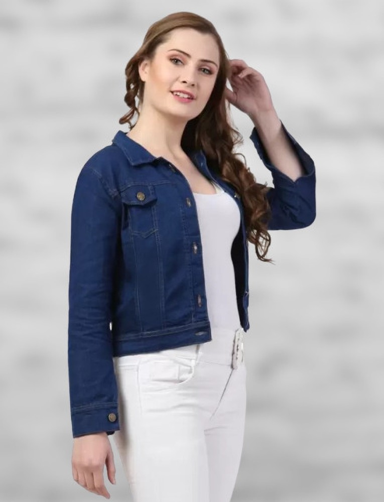 TIPKOO Full Sleeve Solid Women Denim Jacket Buy TIPKOO Full Sleeve Solid Women Denim Jacket Online at Best Prices in India Flipkart