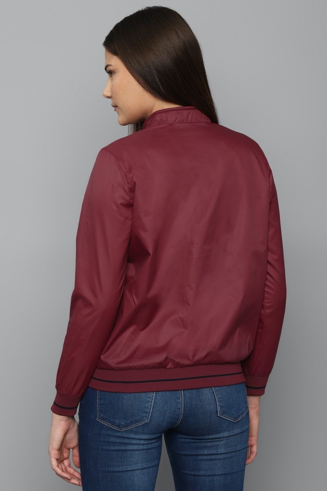 Allen Solly Full Sleeve Solid Women Jacket Buy Allen Solly Full Sleeve Solid Women Jacket Online at Best Prices in India Flipkart