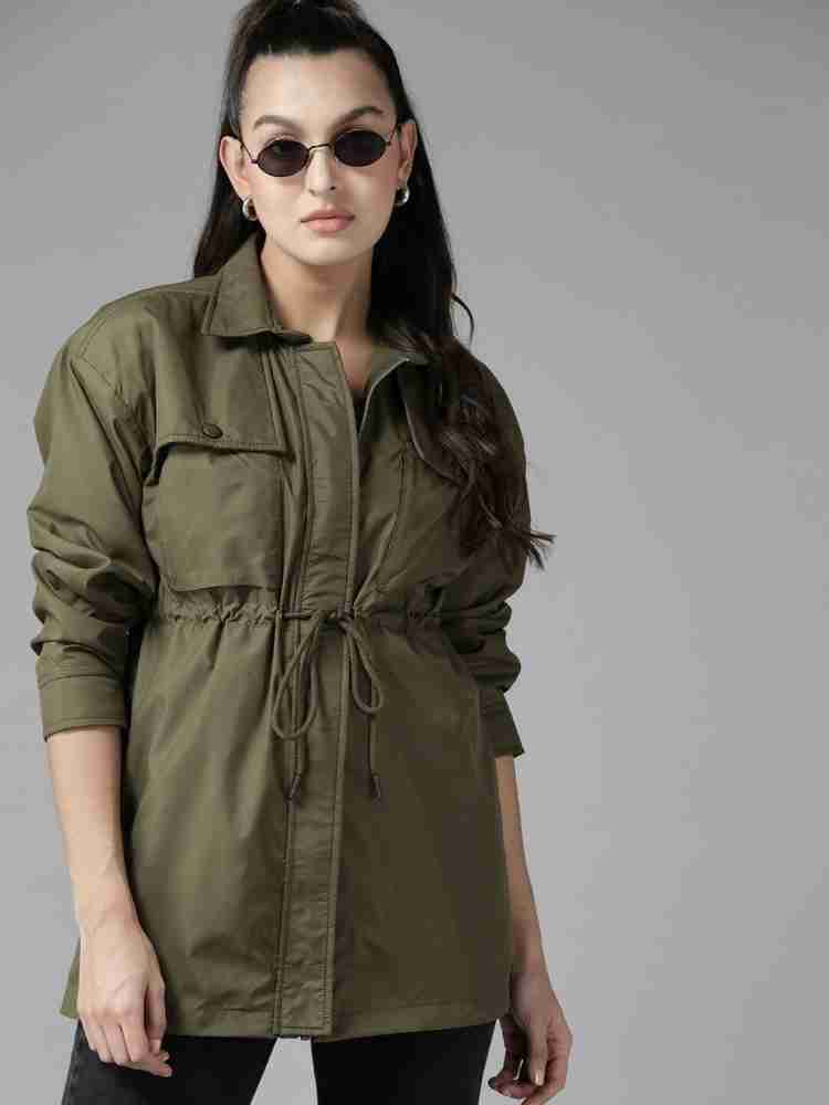 Roadster Full Sleeve Solid Women Jacket - Buy Roadster Full Sleeve Solid Women  Jacket Online at Best Prices in India