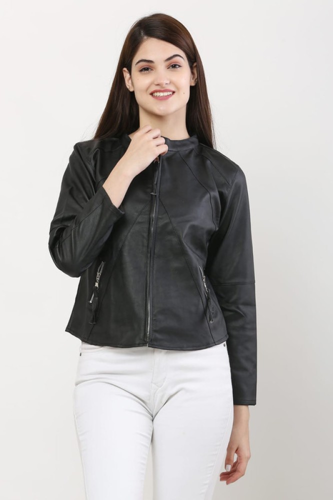 Flipkart leather 2024 jackets for womens