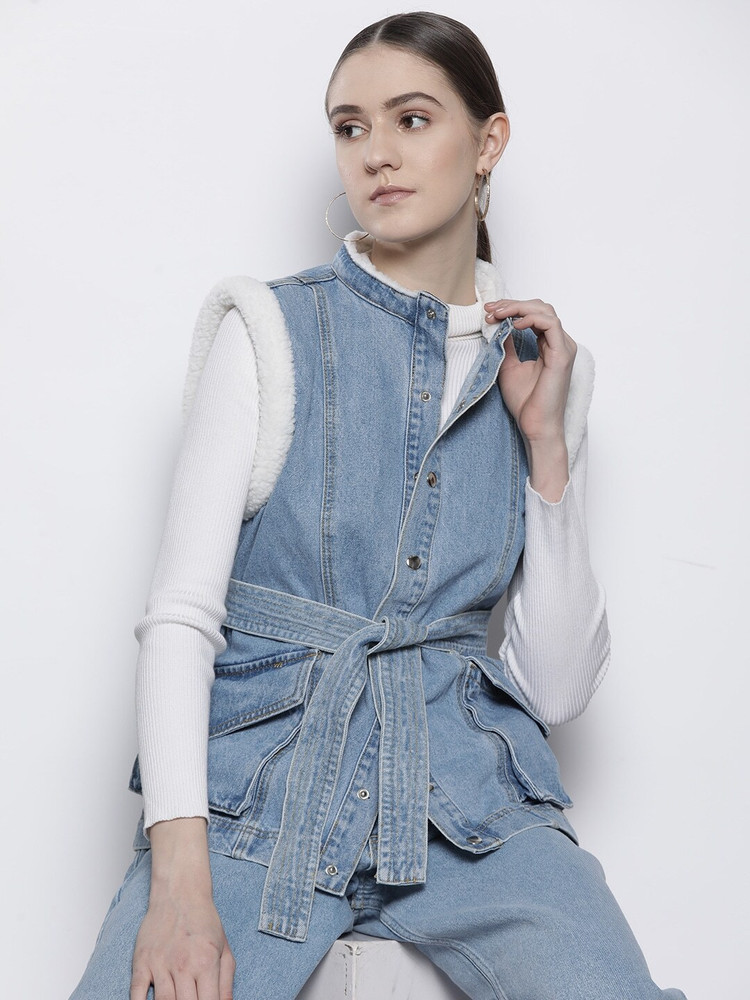 DOROTHY PERKINS Sleeveless Solid Women Jacket Buy DOROTHY