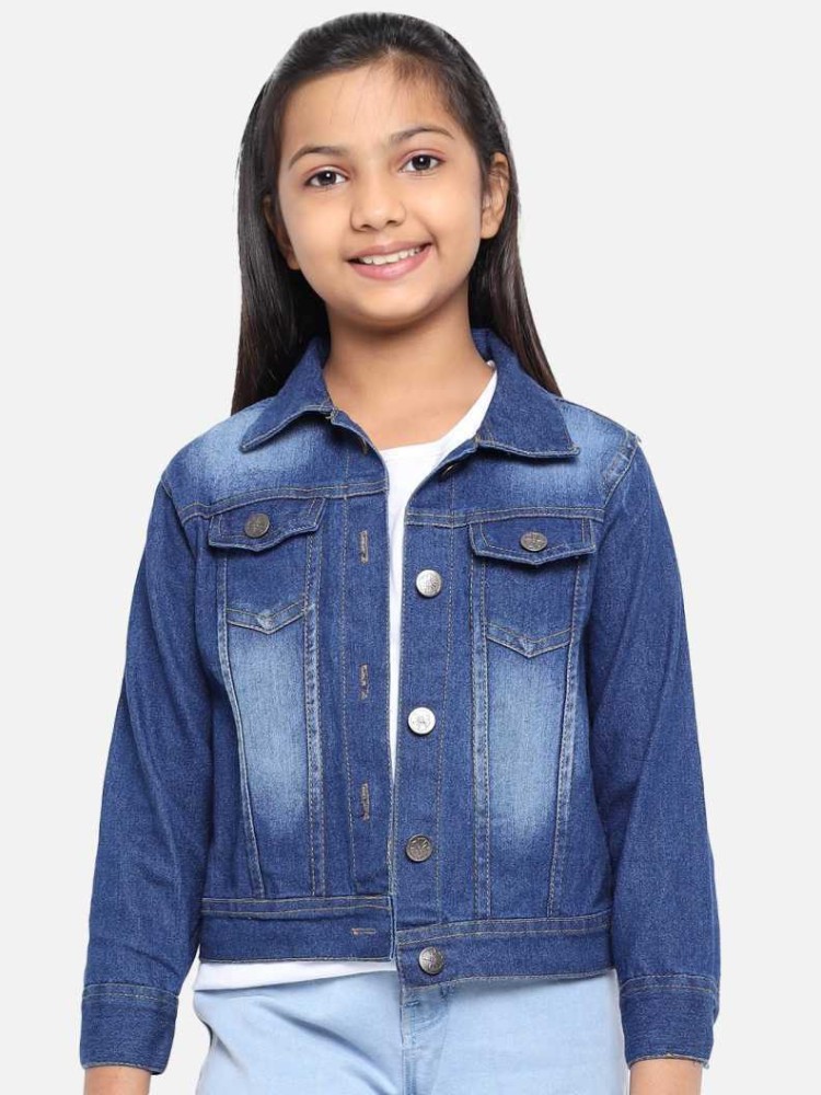 Girls denim clearance jacket age 8