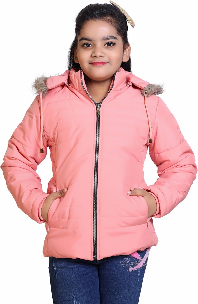 Buy Brazo Girls and Women's Puffer Regular Fit Bomber Jacket For Winter  Wear, Hooded Neck, Full Sleeve, Zipper, Casual Jacket For Woman & Girl