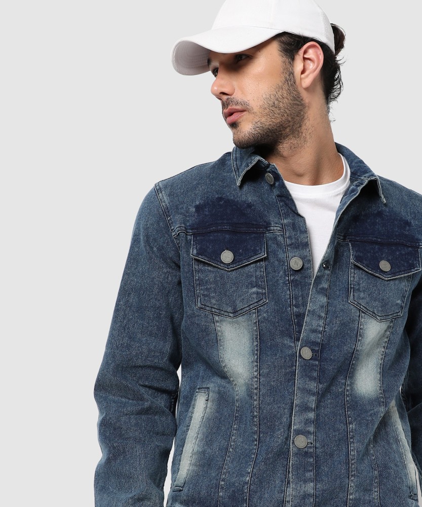 CAMPUS SUTRA Full Sleeve Washed Men Denim Jacket Buy CAMPUS