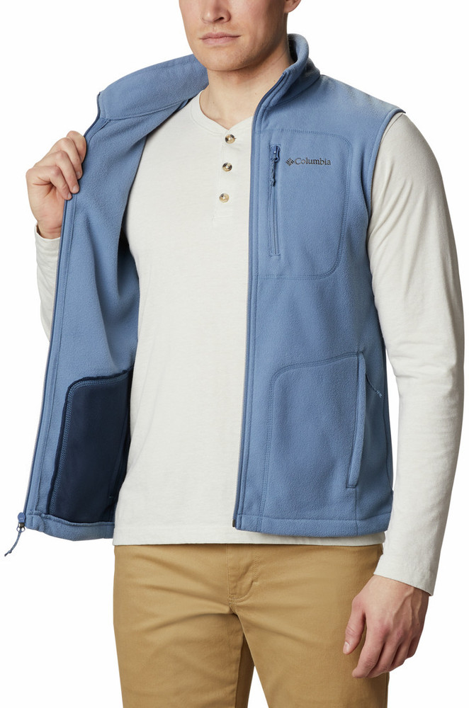 Men's columbia flattop ridge fleece vest online