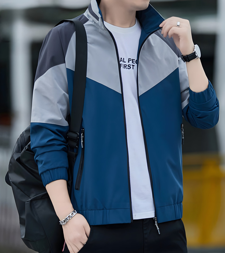 KABEER TRADING COMPANY Full Sleeve Colorblock Men Jacket