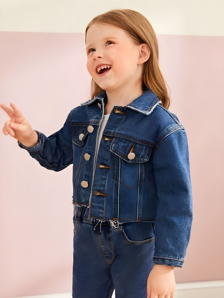 Denim jacket kids girls best sale