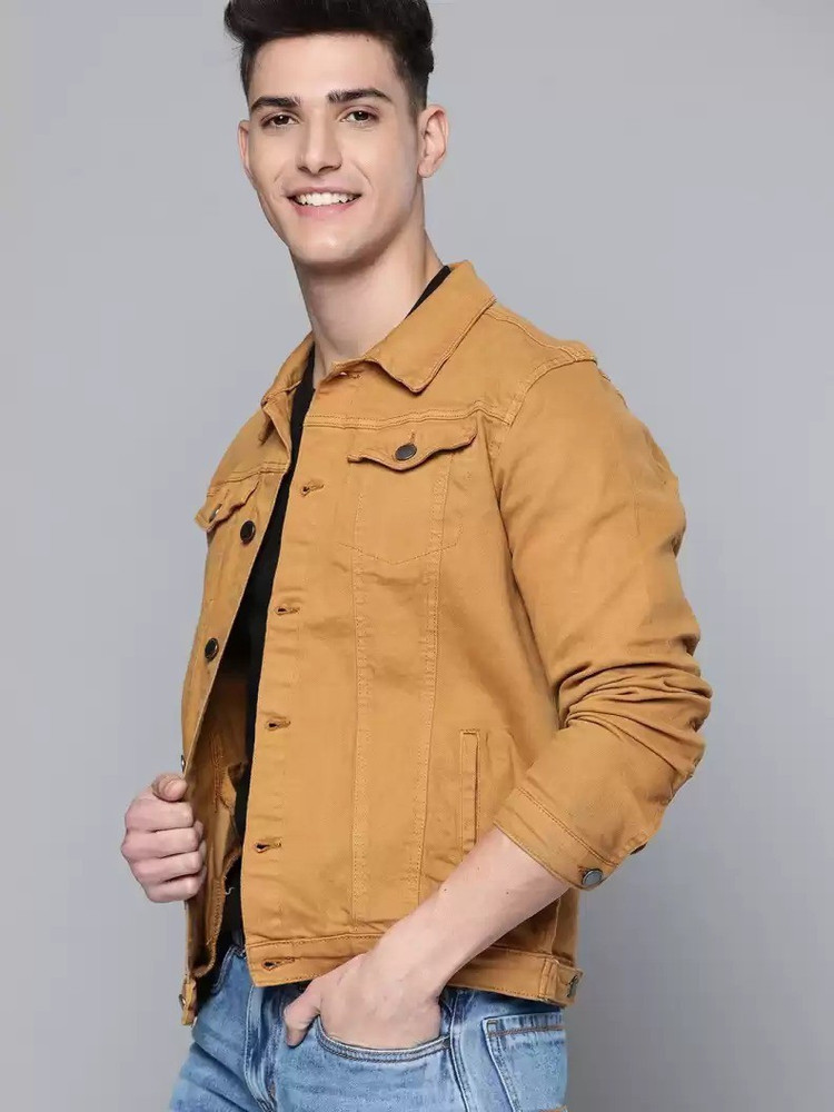 Details 141+ mustard yellow denim jacket mens dedaotaonec