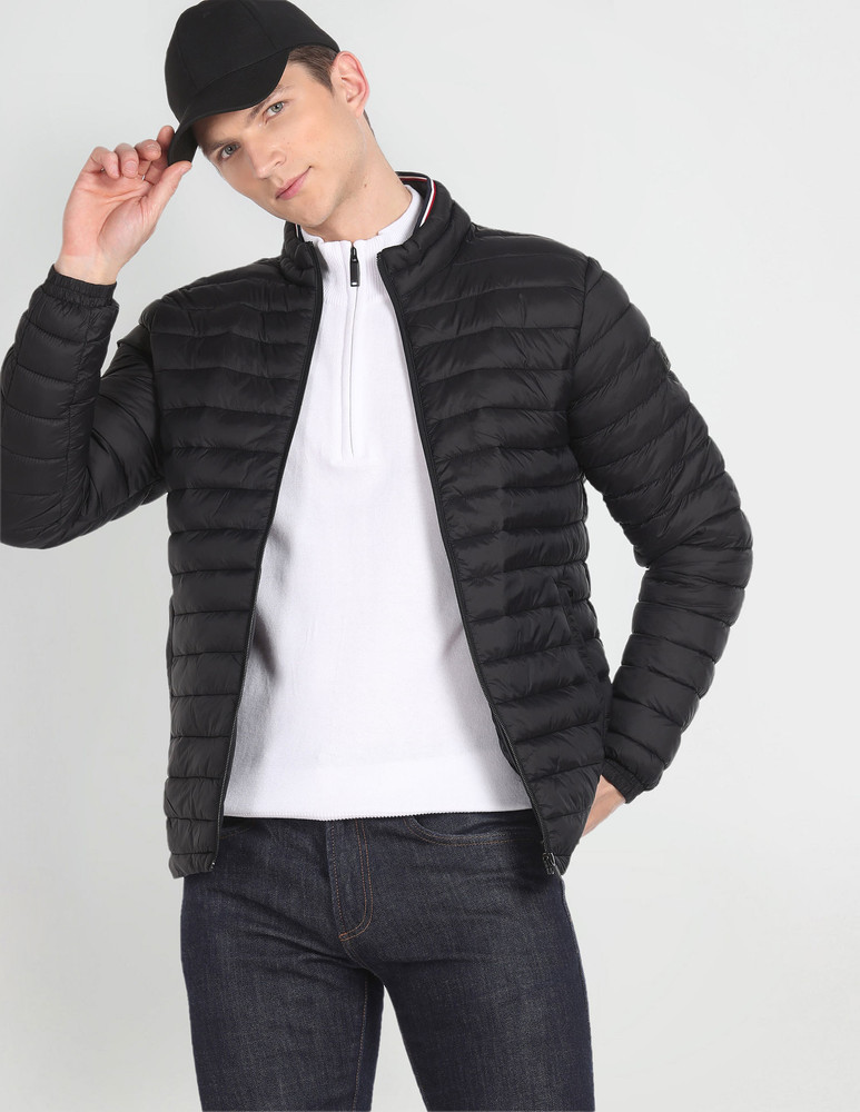 Arrow sport full discount sleeve solid men's jacket