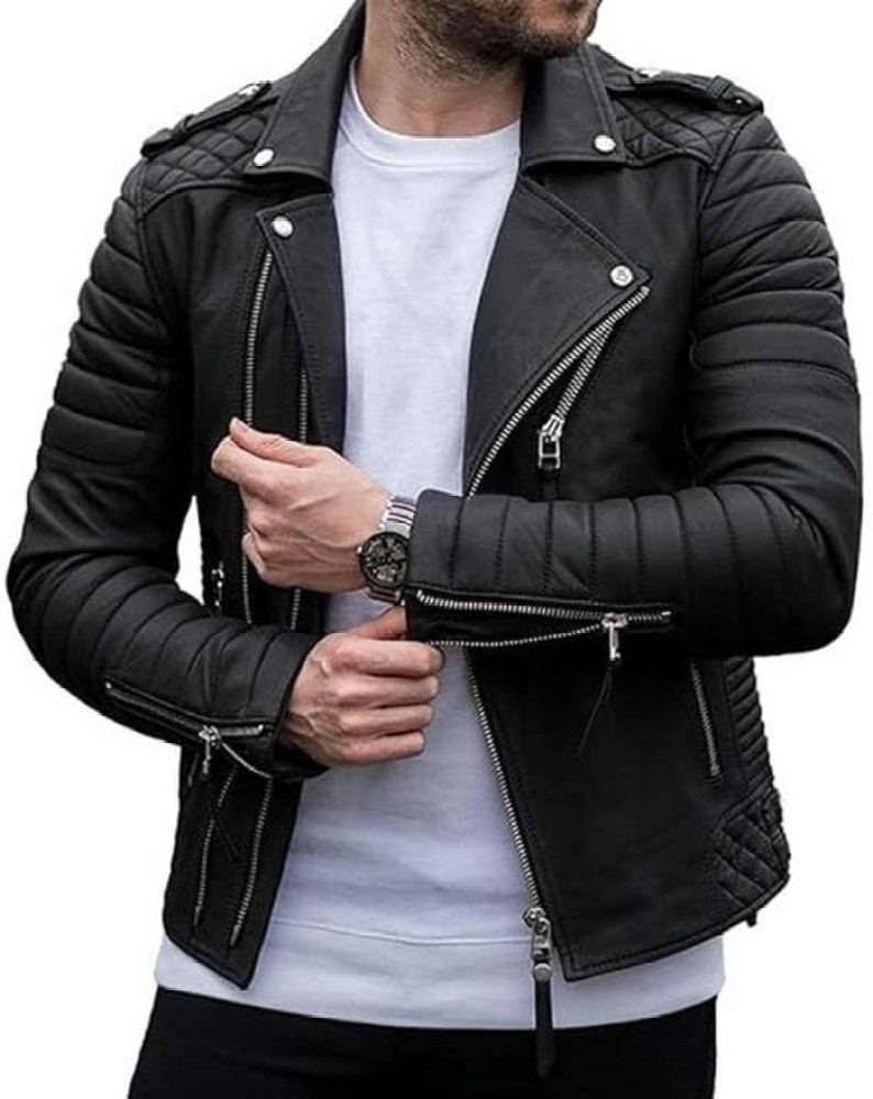 flipkart men's leather jackets