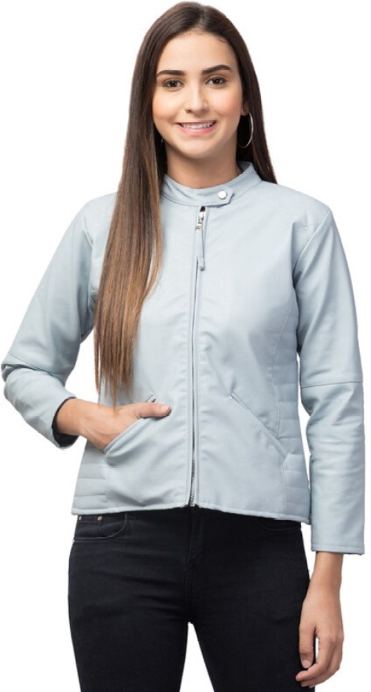 QueenOfApparel 3/4th Sleeve Solid Women Denim Jacket - Buy QueenOfApparel  3/4th Sleeve Solid Women Denim Jacket Online at Best Prices in India