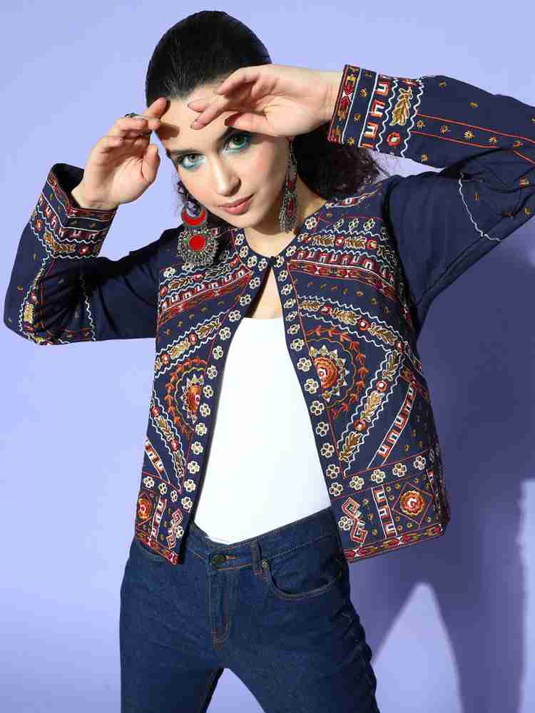 Full sleeve sale ethnic jacket