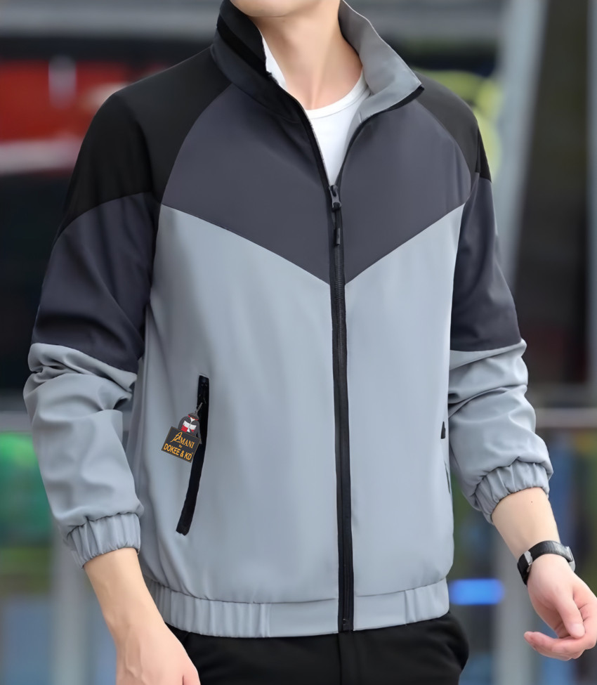 Azmani Full Sleeve Colorblock Men Jacket Buy Azmani Full Sleeve
