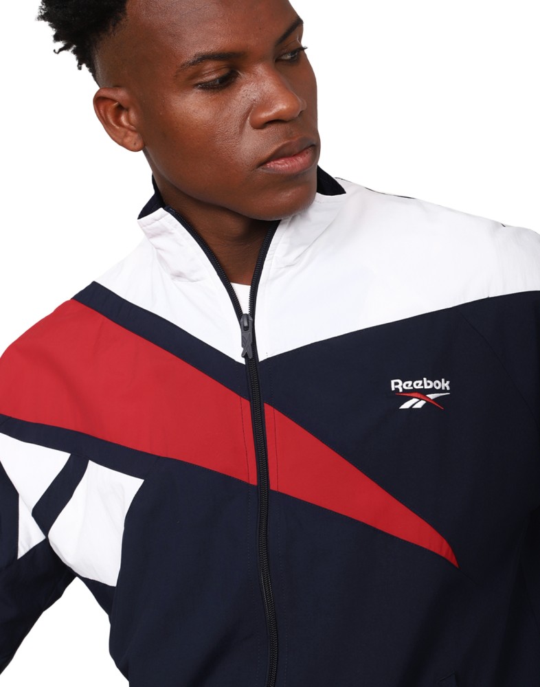 Reebok Men's Lightweight Fleece Jacket - Full Zip Up Active Fleece Jacket  for Men – Performance Jacket for Men (M-XXL), Size Medium, Black  Heather/Black at  Men's Clothing store