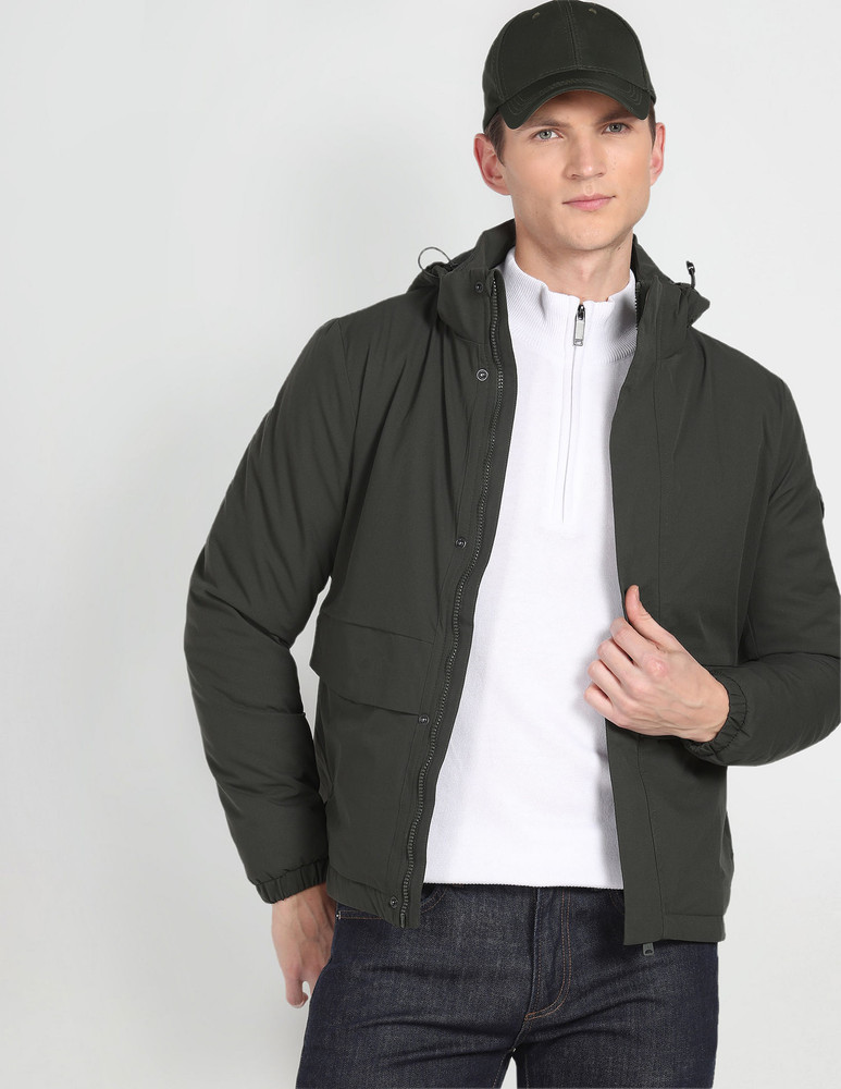 Arrow sport full sleeve solid men's jacket outlet