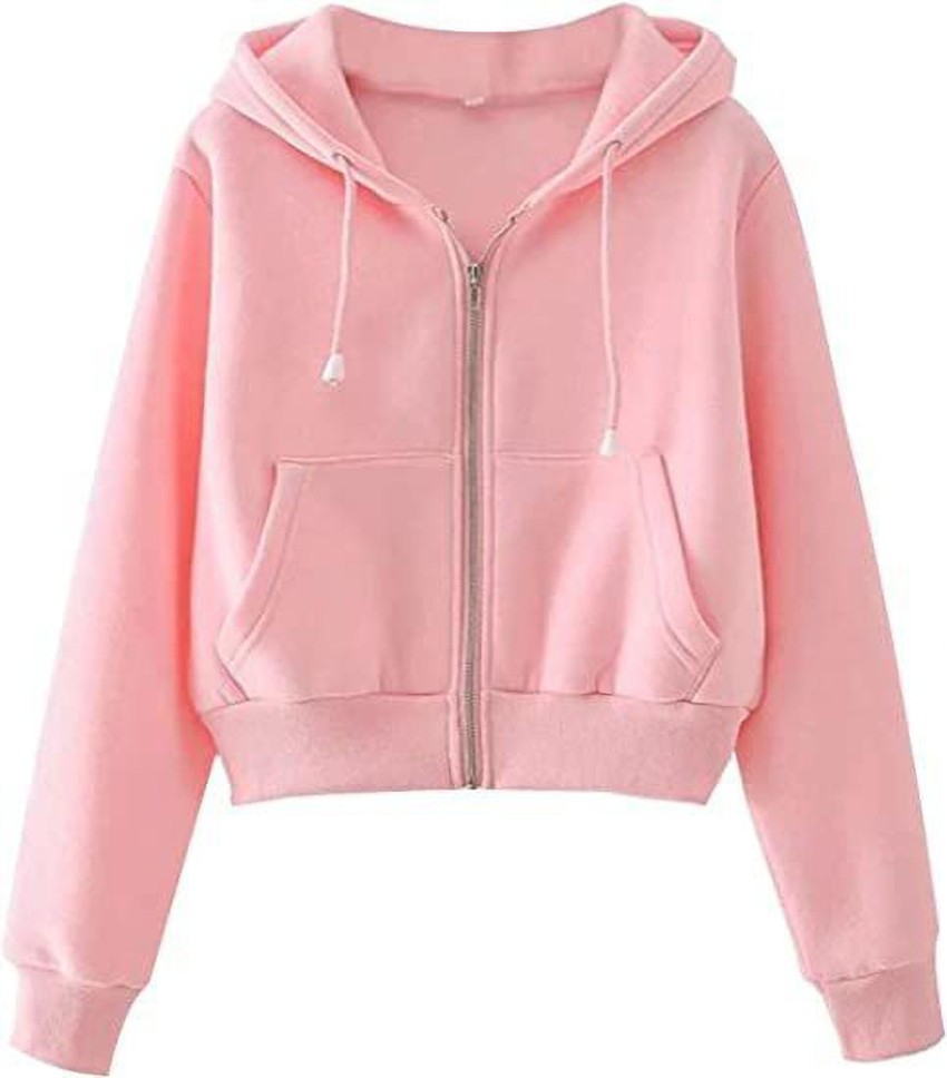 PMUYBHF Hot Pink Hoodies for Women 2X Cropped Sweatshirts for Women Zipper  Womens Casual Loose Fitting Solid Sweet Printed Shoulder Sleeveless Hoodie
