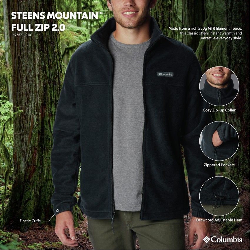 Men's Steens Mountain™ 2.0 Full Zip Fleece Jacket