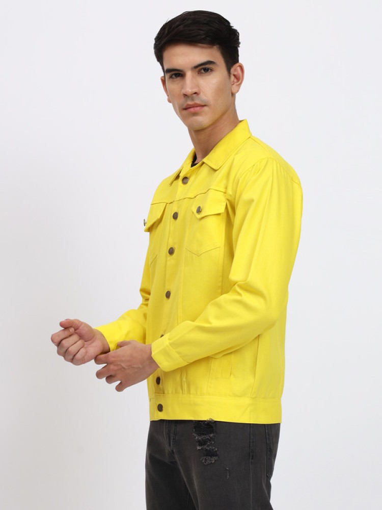 Fannox Full Sleeve Solid Men Denim Jacket - Buy Fannox Full Sleeve Solid  Men Denim Jacket Online at Best Prices in India